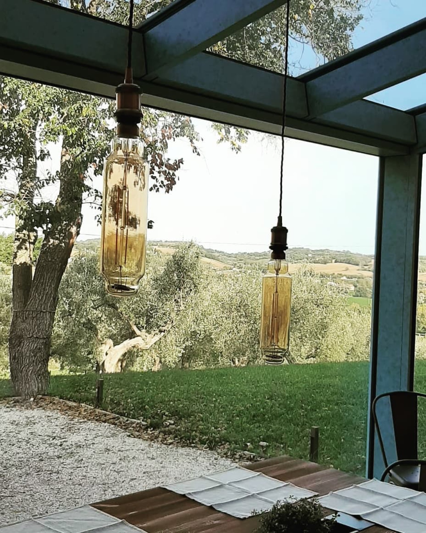 Progetto veranda con vista sulle colline marchigiane, Ikon Arredamenti